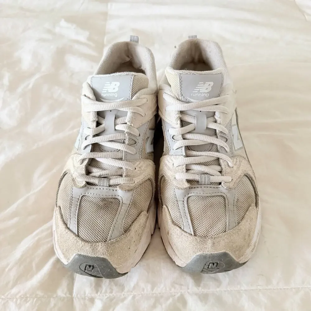 New Balance 530 Sea Salt Sneakers Women’s 8 Men’s 6.5 Gray White Dad Shoes - Picture 3 of 11